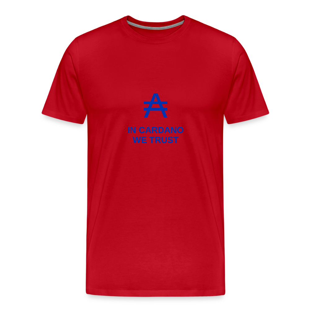 Premium T-Shirt Cardano - red