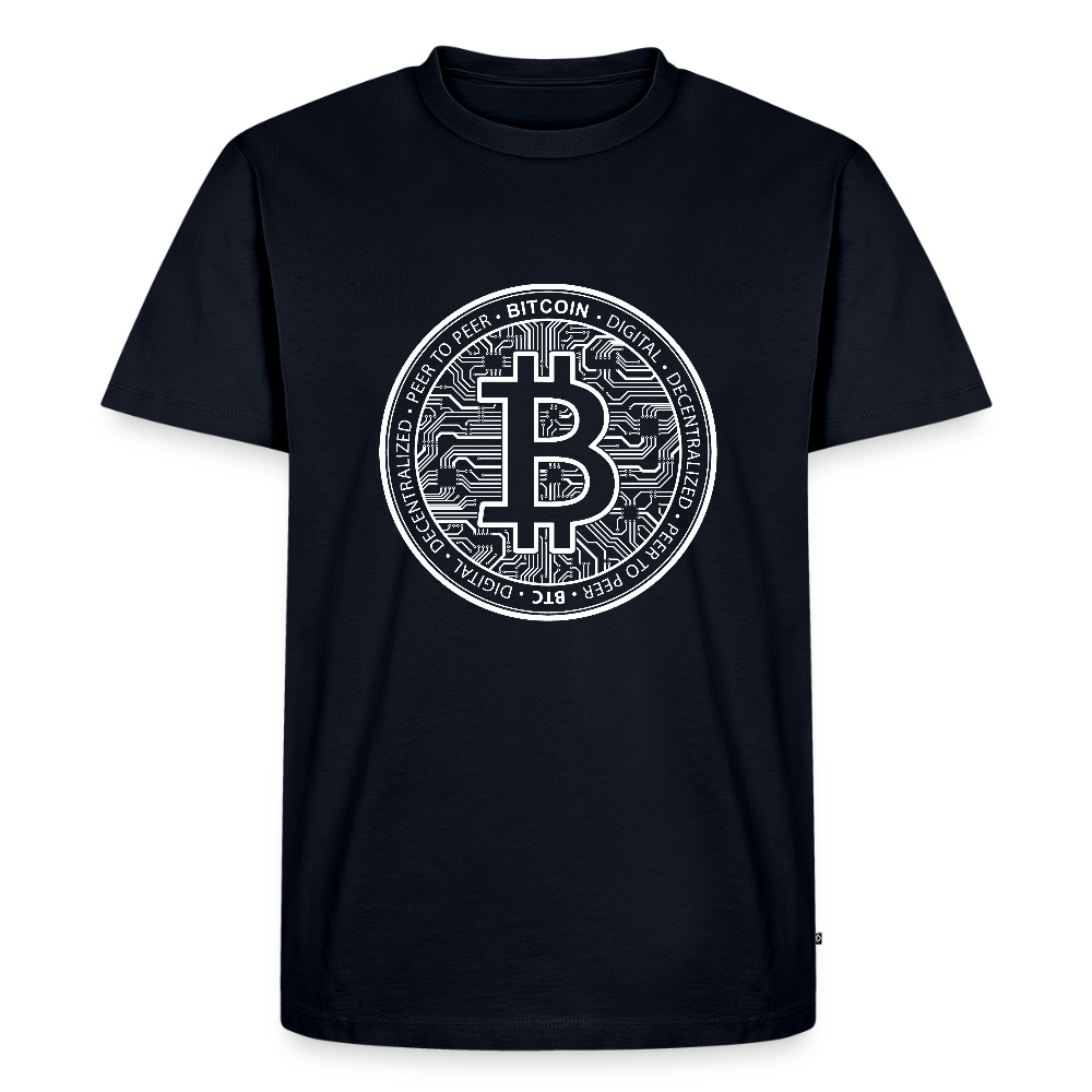 Premium T-Shirt Bitcoin Men - navy