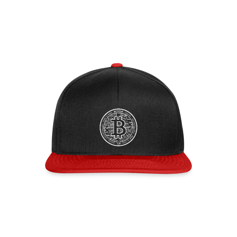 Snapback Cap - black/red
