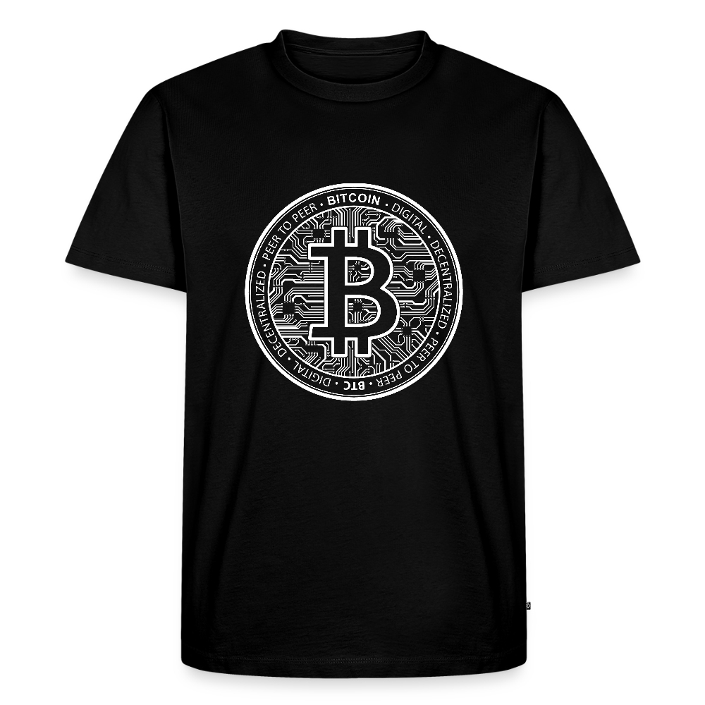 Premium T-Shirt Bitcoin Men - black