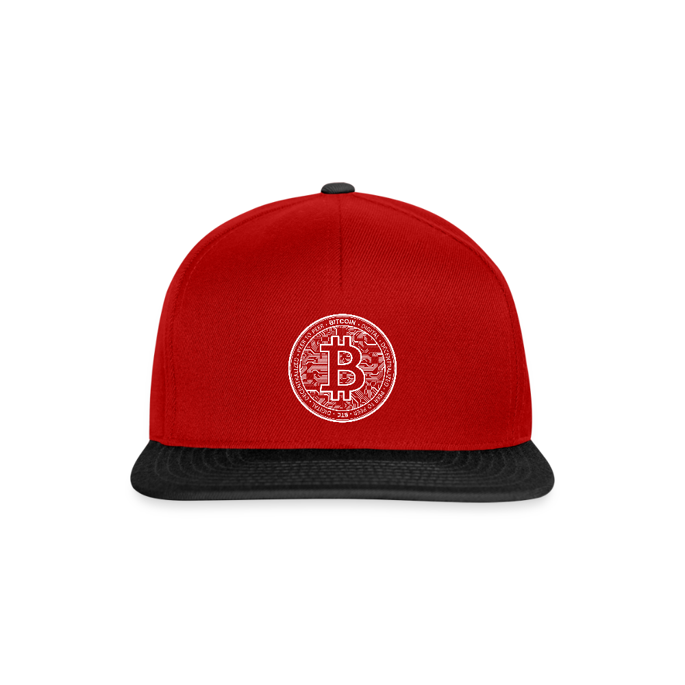 Snapback Cap - red/black