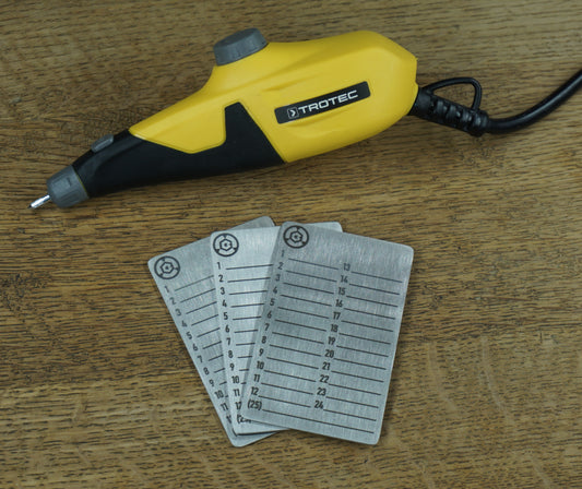 Seed Steel - Crypto Seed Card - Set (3 Stück) mit Graviergerät