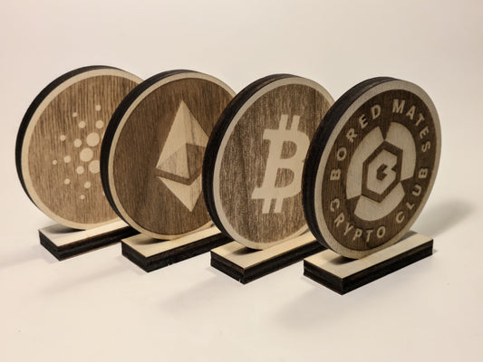 Crypto Aufsteller 10cm